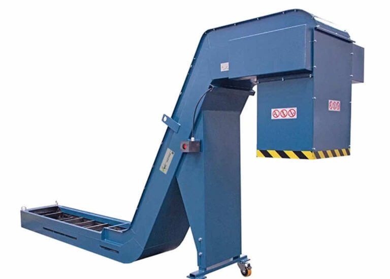 Imagem Transportador de Cavacos com Esteira de Arraste