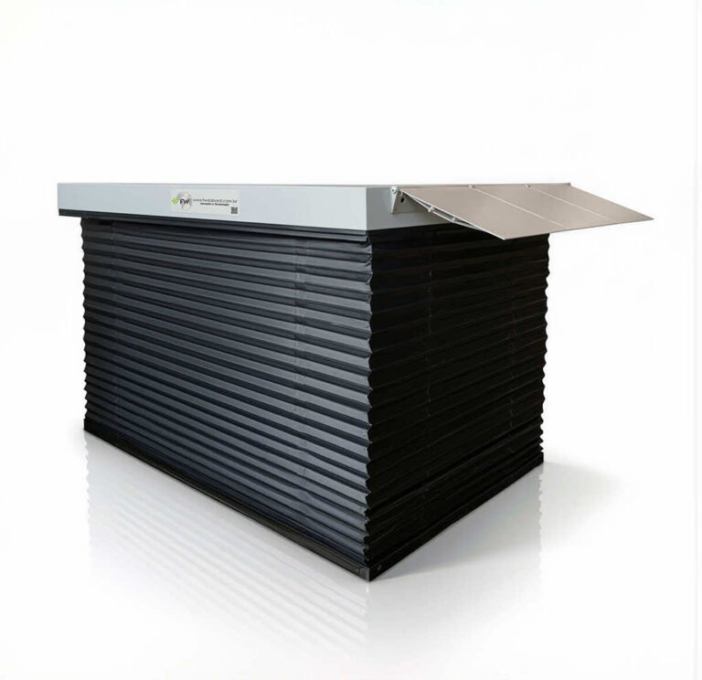 Imagem Proteção Sanfonada para Mesa Elevatória